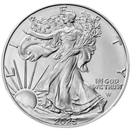 2025 1 Ons American Eagle Zilveren Munt