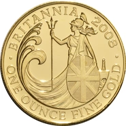 2008 Gold Britannia One Ounce Coin