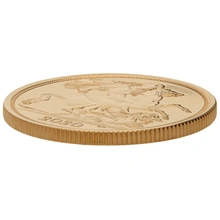 2020 £2 Twee Pond Gouden Munt (Dubbele Sovereign)