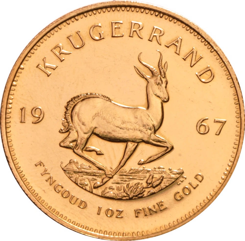 1967 Krugerrand Gold Coin 1oz