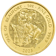 2023 Yale of Beaufort - Tudor Beasts 1 Ons Gouden Munt
