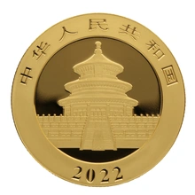 2022 15g Gouden Chinese Panda Munt