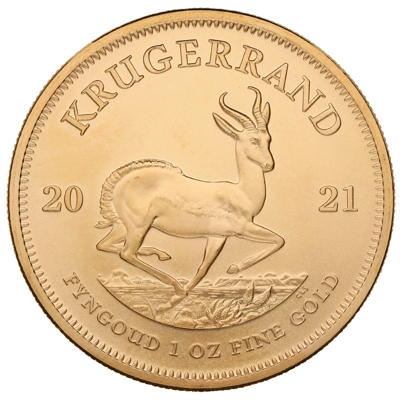 1 troy ounce gouden Krugerrand munt - 2021