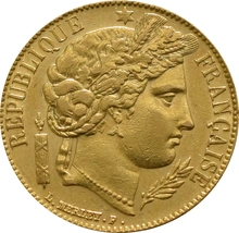 20 French Francs - Ceres