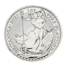 2021 1Ons Platina Britannia Munt