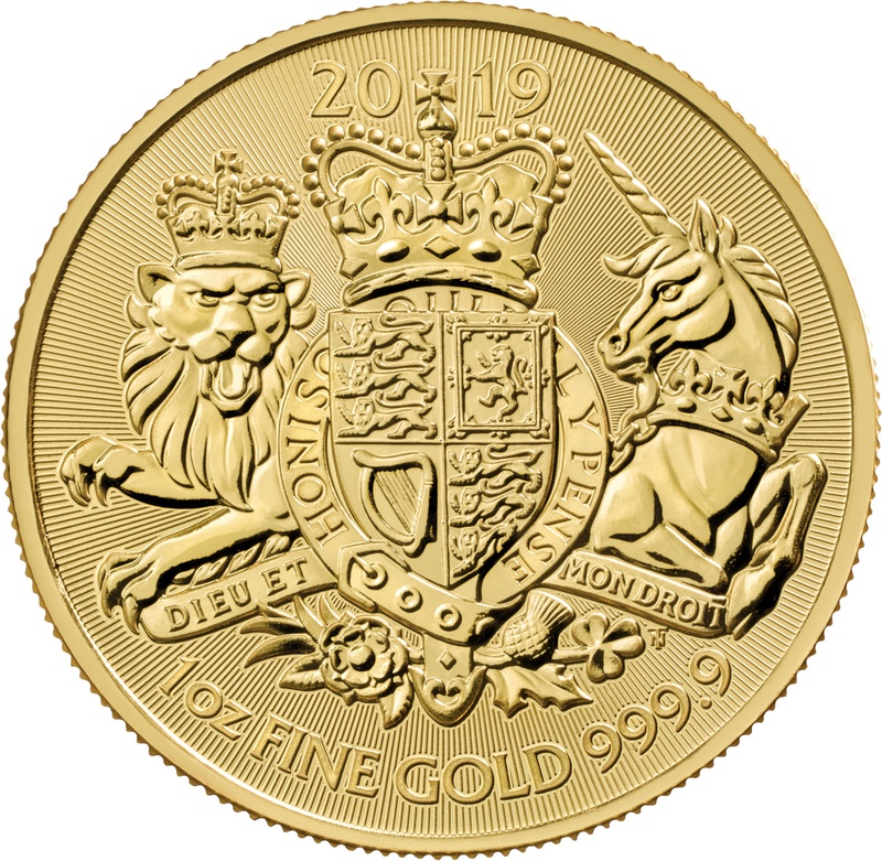 1 troy ounce gouden Royal Arms munt - 2019