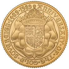 Gold Proof 1989 Sovereign Boxed