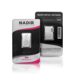 10 gram zilverbaar Nadir Gemint