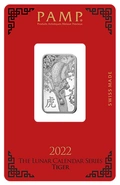 2022 PAMP 10 Gram Year of the Tiger Zilverbaar