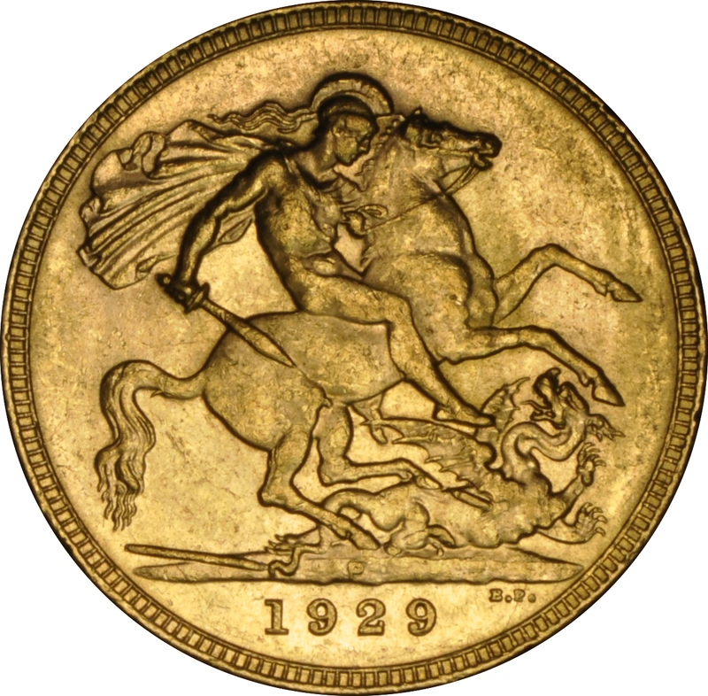 1929 Gouden Sovereign - Koning George V - P