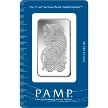 50 gram zilverbaar - PAMP Suisse