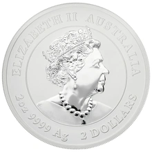 2 troy ounce zilveren Lunar munt - Muis - 2020