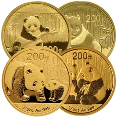 1/2 troy ounce gouden Panda munt beste waarde