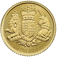 2022 1/10 Ons Royal Arms Gouden Munt