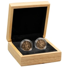 Oak Geschenkdoos - 2 x Sovereigns