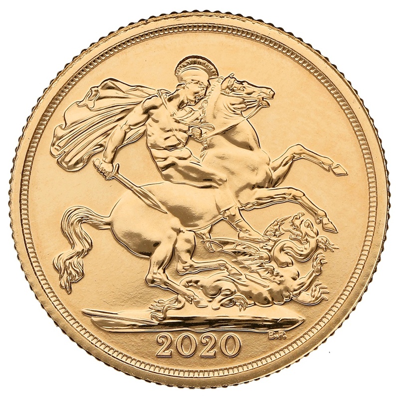 Gouden Sovereign munt - 2020