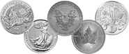 Zilveren munt sets