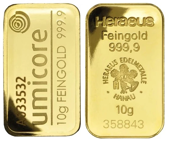 10 gram goudbaar - Tweedehands