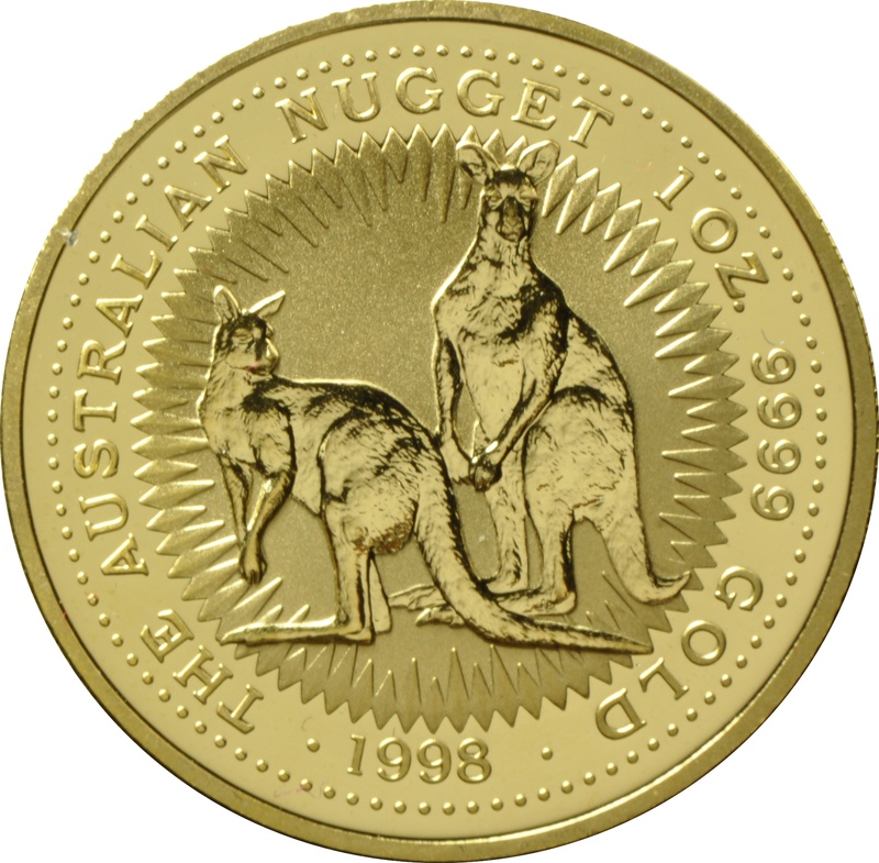 1998 1oz Gold Australian Nugget