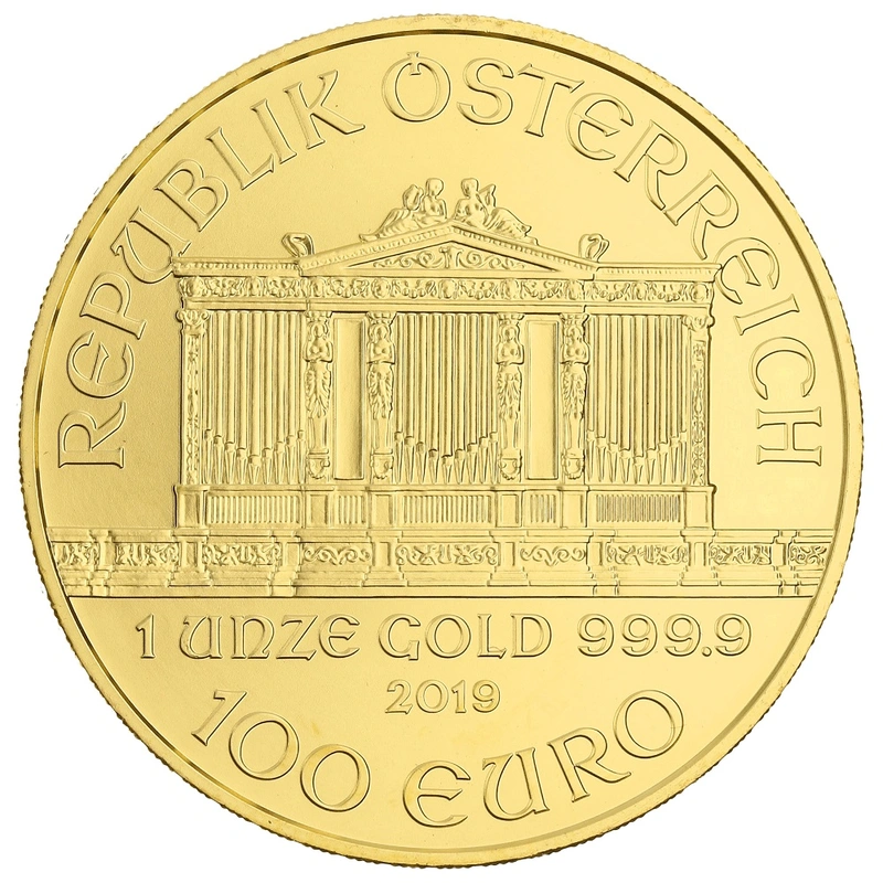 1 troy ounce gouden Philharmoniker munt - 2019