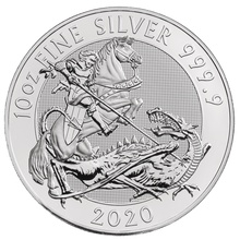 2020 Royal Mint Valiant 10oz Zilveren Munt