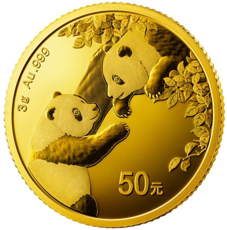 2023 3g Gold Chinese Panda Coin