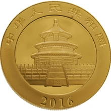 2016 30g Gold Chinese Panda Coin