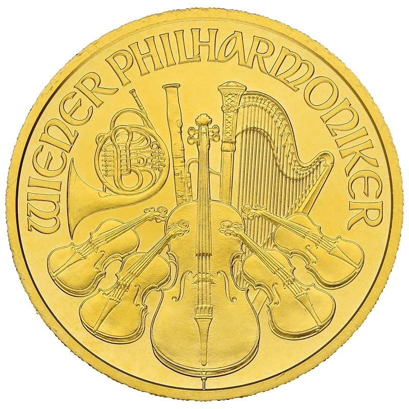 1/2 troy ounce gouden Philharmoniker munt - 2020