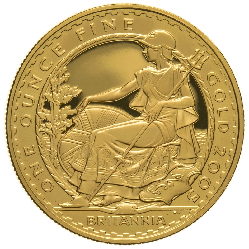 2005 One Ounce Proof Britannia Gold Coin