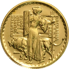 2001 1/4 troy ounce gouden Britannia munt