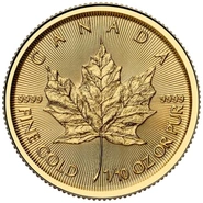 2025 1/10 Ons Gouden Maple Munt
