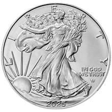 2025 1 Ons American Eagle Zilveren Munt