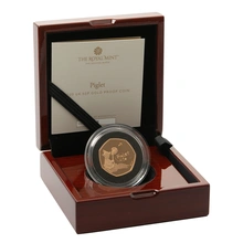 2020 Piglet Vijftig Pence Proof Gouden Munt In Doos