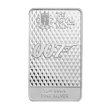 10 Ons Diamonds are Forever James Bond 007 Zilveren Baar