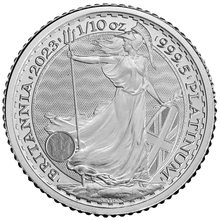 2023 Tiende Ons Platina Britannia munt