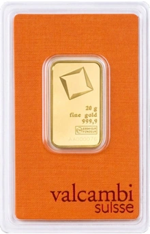 Valcambi 20 Gram Goudbaar