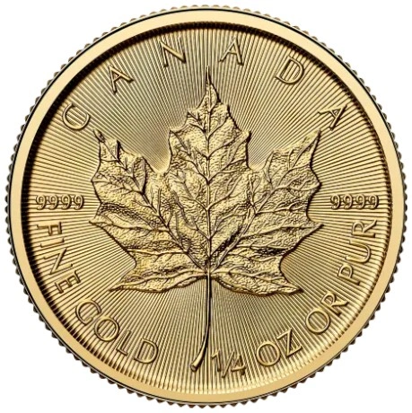 2025 Kwart Ons Gouden Maple Munt