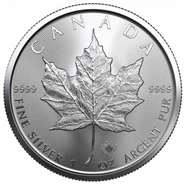 1oz Canadese Maple Zilveren Munt