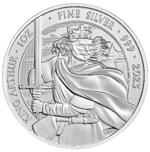 2023 King Arthur Myths & Legends 1 Ons Zilveren Munt