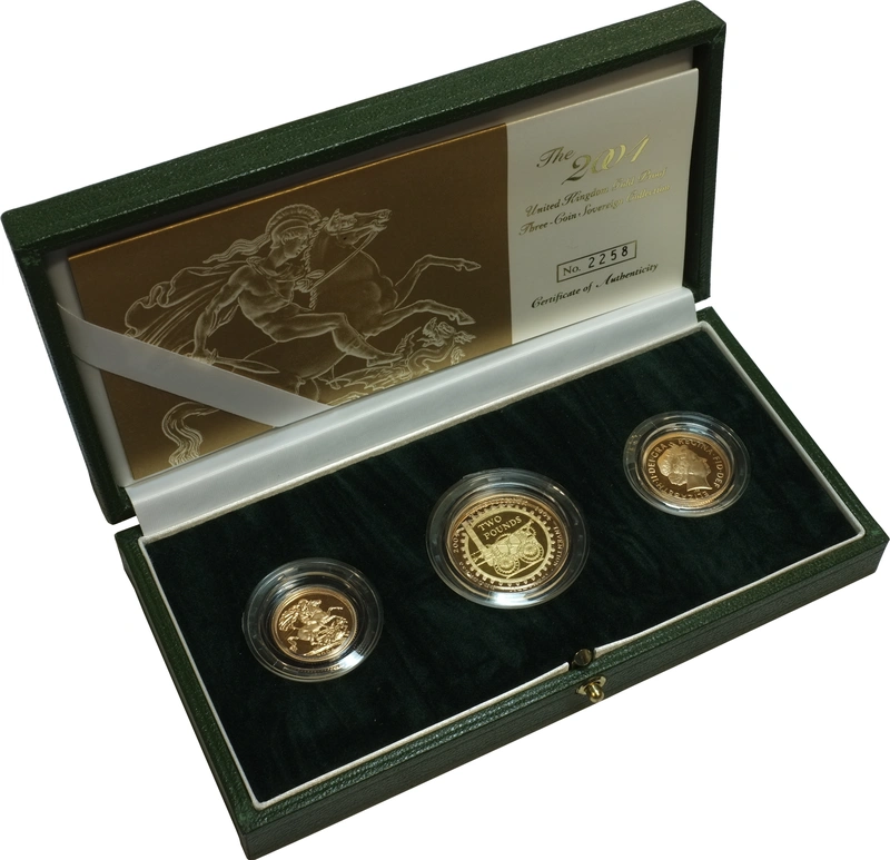 2004 Gold Proof Sovereign Three Coin Set