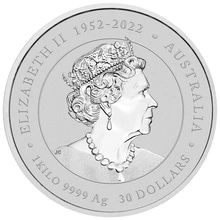 2024 Jaar van de Draak Zilveren Munt 1kg Perth Mint Australische Maan Serie