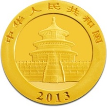 2013 1oz Gold Chinese Panda Coin
