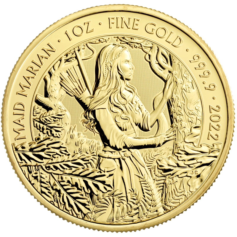 2022 Maid Marian Myths & Legends 1 Ons Gouden Munt
