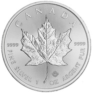 1 troy ounce zilveren Maple Leaf munt - 2019