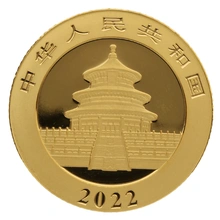 2022 3g Chinese Panda Munt