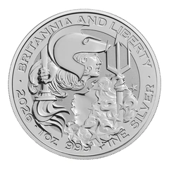 2026 Britannia en Liberty 1oz Zilveren Munt