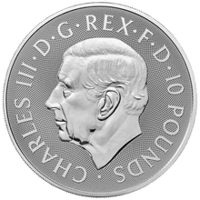 2024 Tudor Draak - Tudor Beasts 10oz Zilveren Munt