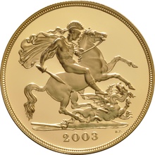 2003 Gold Proof Sovereign Four Coin Set