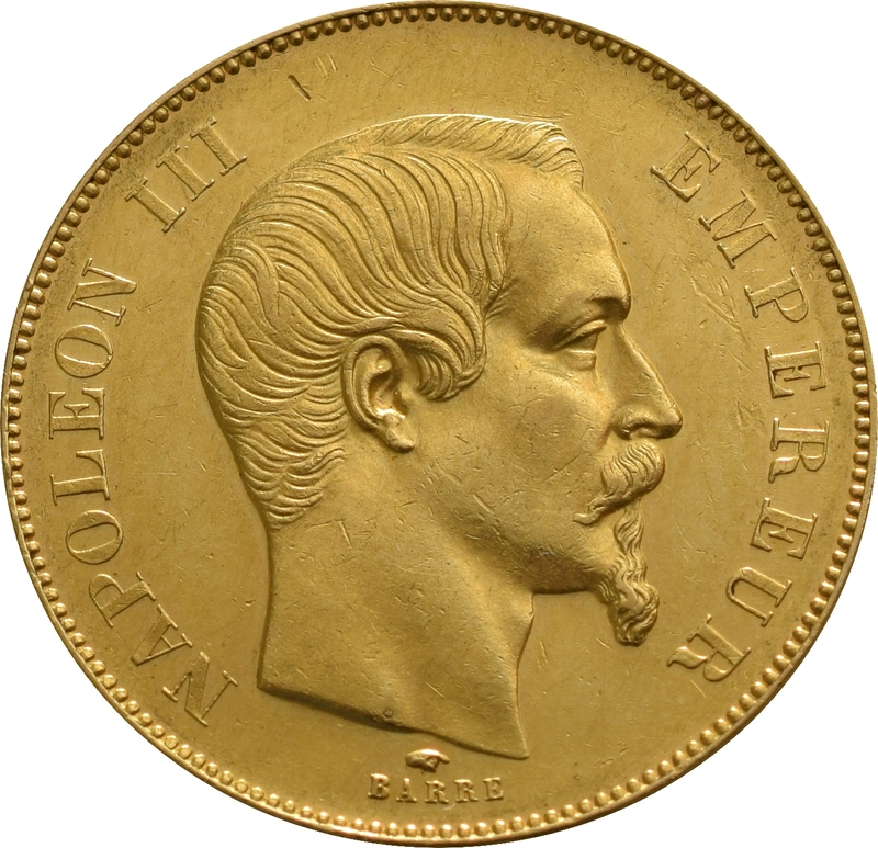 50 Franse Frank - Napoleon III (kaal hoofd)