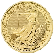 2025 1/2 Ons Gouden Britannia Munt